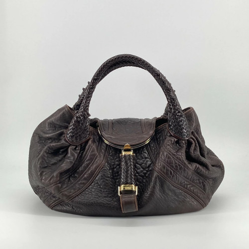 Fendi spy nappa leather - leather, 8br511