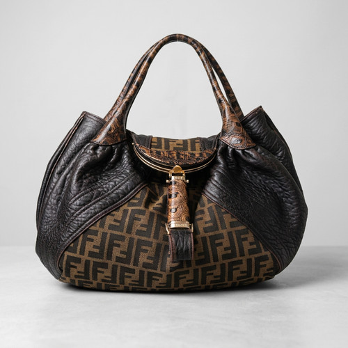 Authentic fendi zucca spy hobo - fendi,
